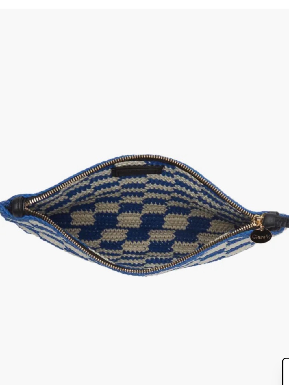 Clare V Crochet Cotton Foldover Clutch - Picture 4 of 8